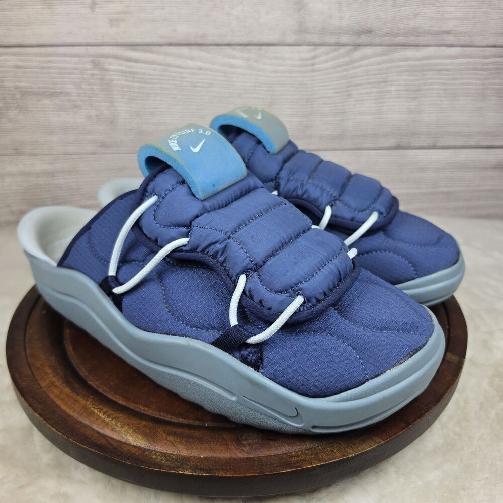 Nike Offline 3.0 Mule Sandals Navy Blue DJ5226-400 Slippers RARE Mens Size 11.5